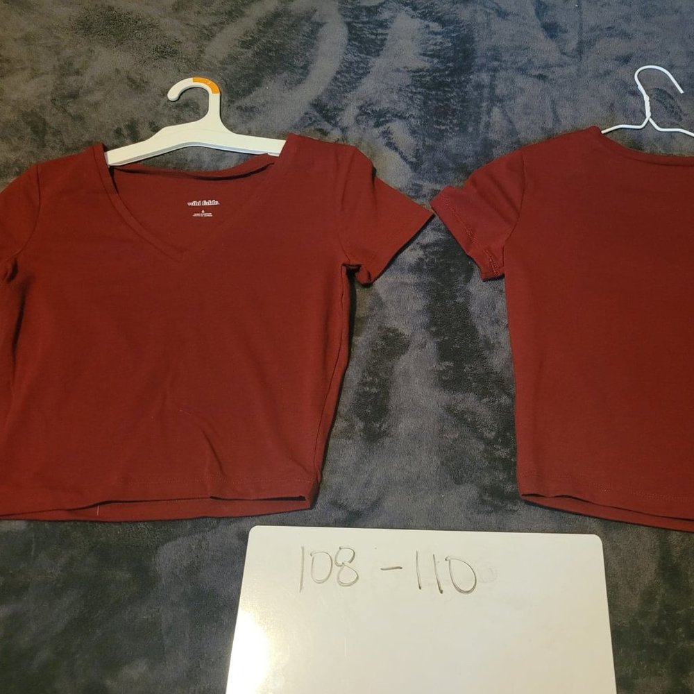 berry colored crop top